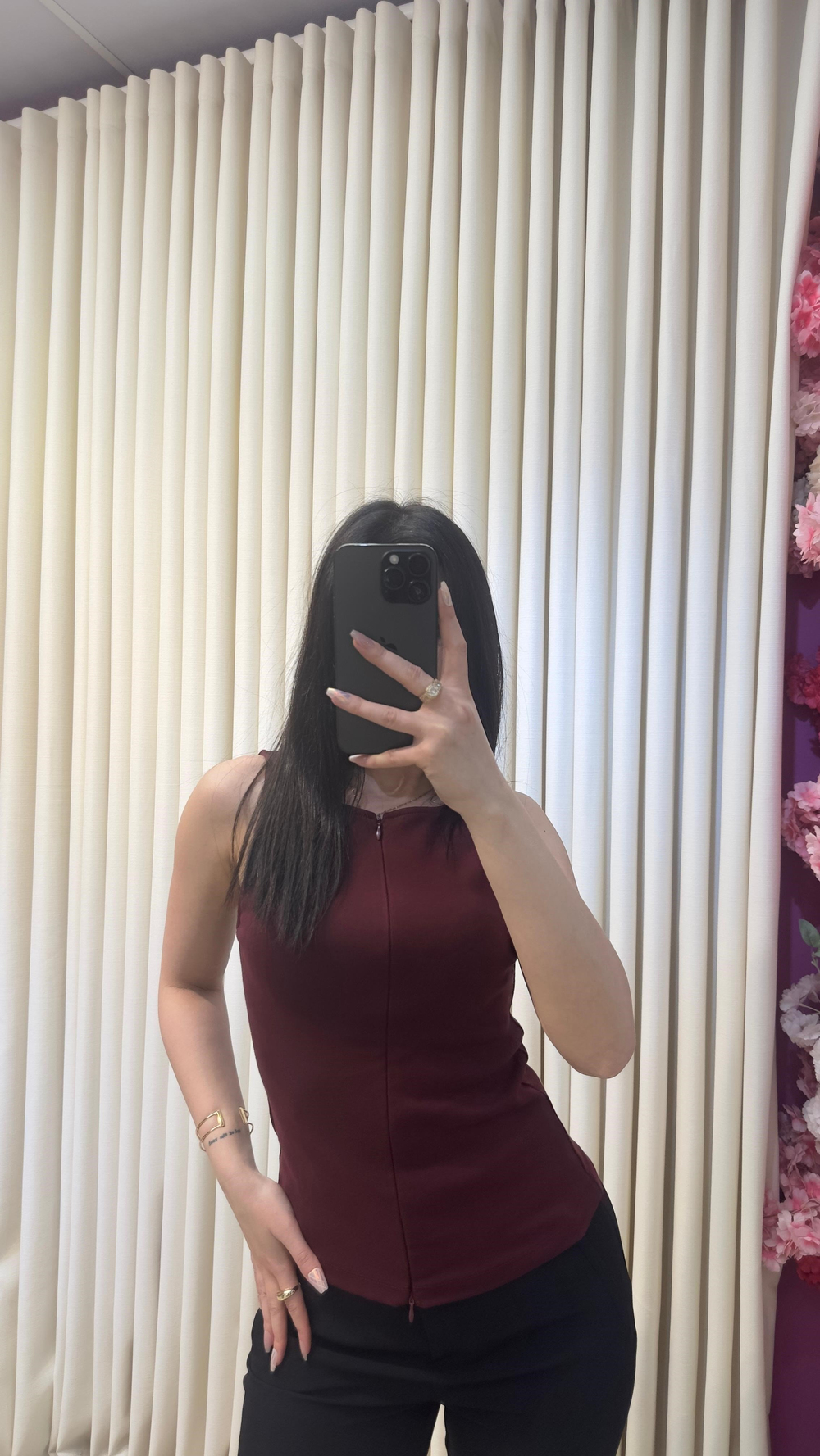 DİLVİN ÇİFT FERMUARLI TOP - BORDO