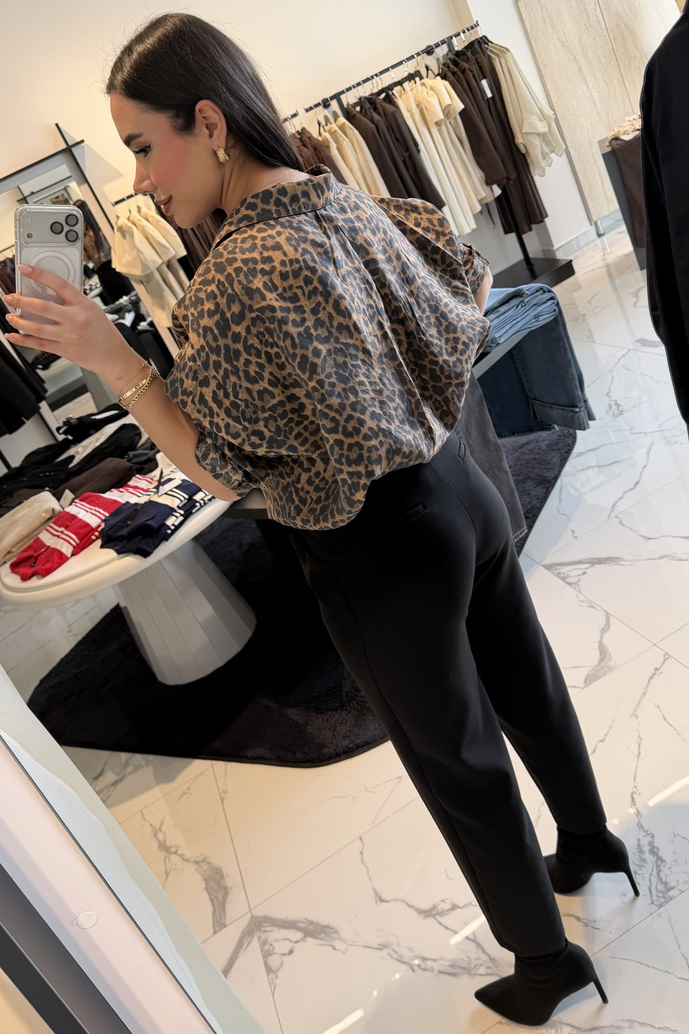LEOPAR OVERSİZE GÖMLEK