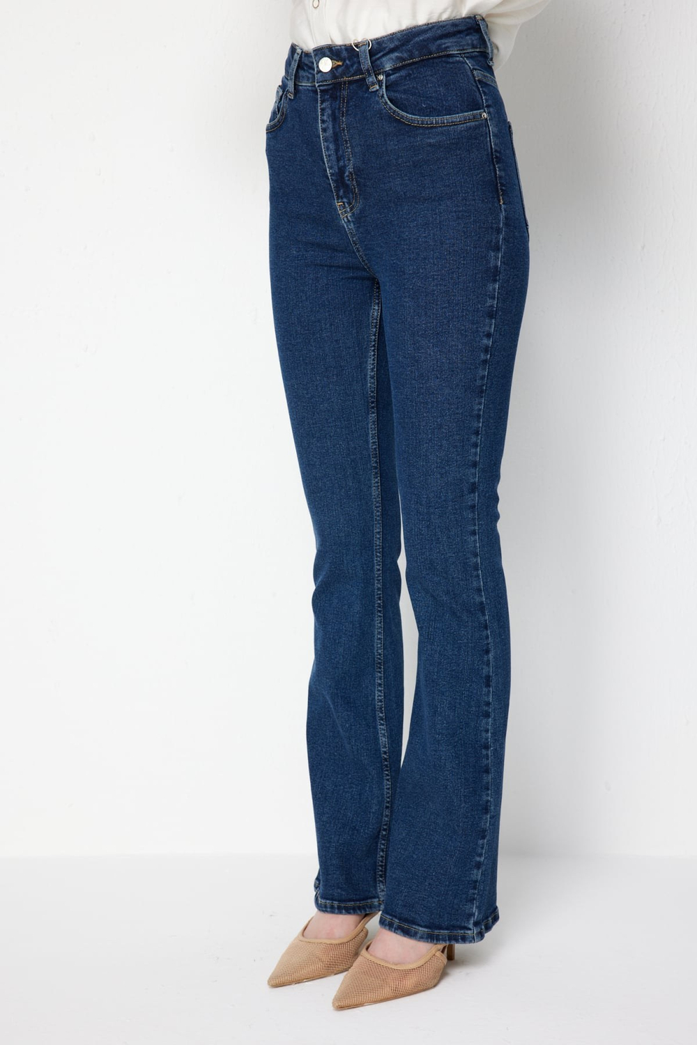 Ekol İspanyol Paça Beş Cep Kot Pantolon INDIGO