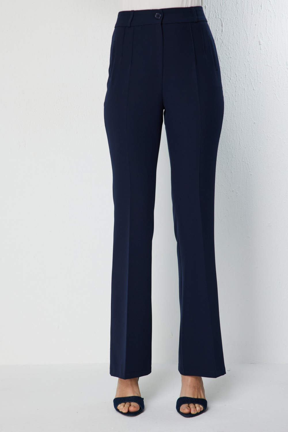 Mi İspanyol Paça Pantolon LACIVERT