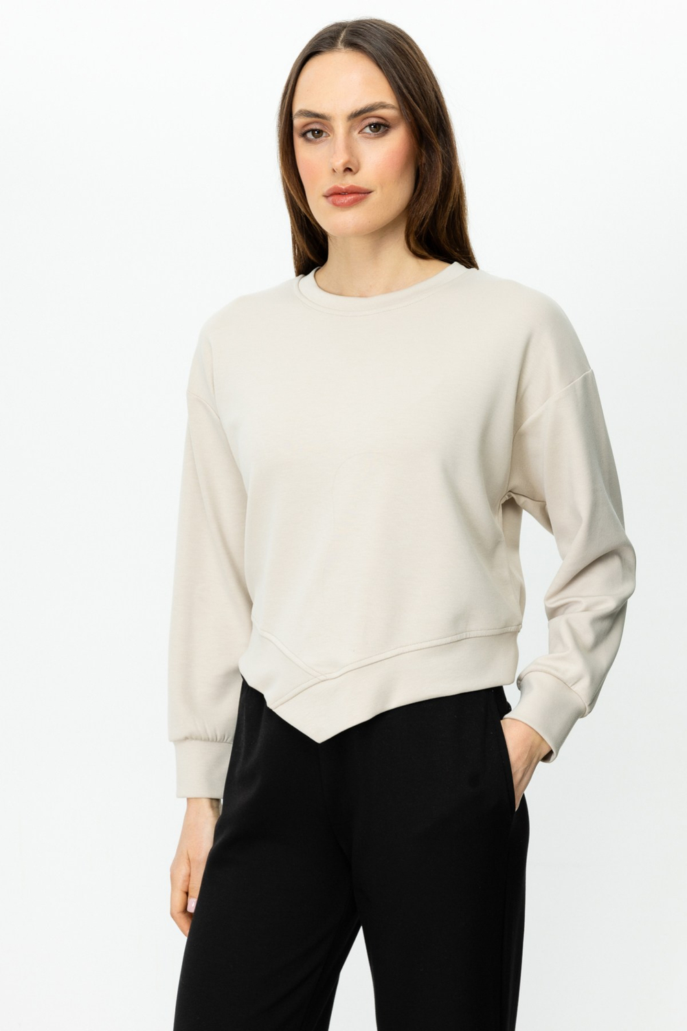 On Etek Ucu Asimetrik Sweat KUM