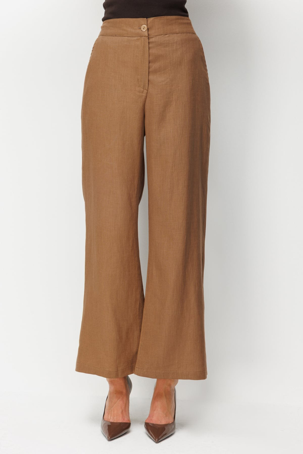 On Yan Cepli Bol Paça Pantolon MOCCA