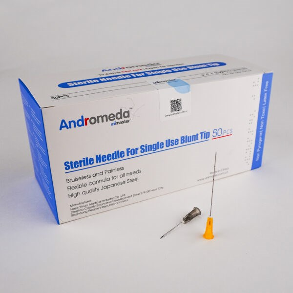 Unimaster Andromeda Dolgu Kanülü  25 G X 50 mm 50 Adet