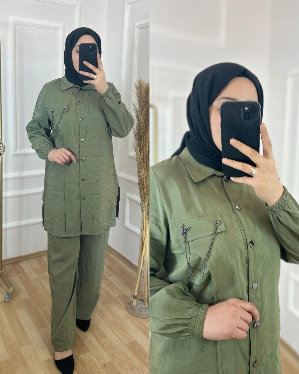 Kübra Takım Mint Yeşili 29101