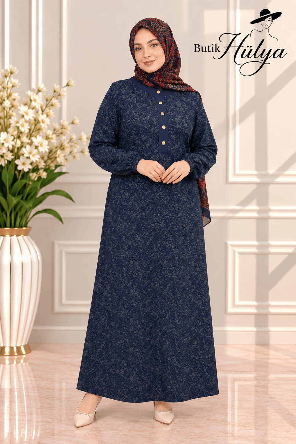 26135 Hayal  Elbise Lacivert