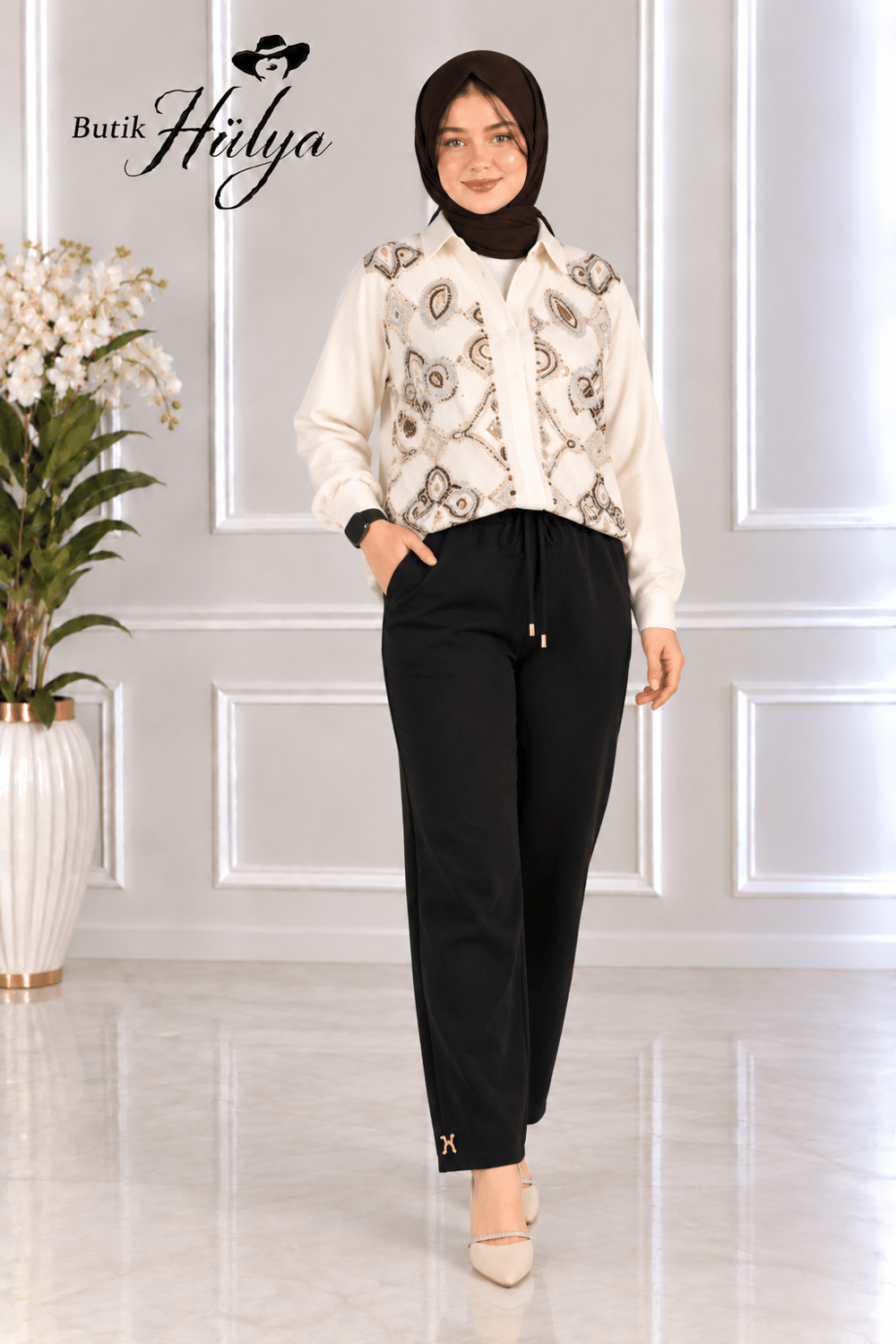 28111 Benetton Cansu Pantolon Siyah