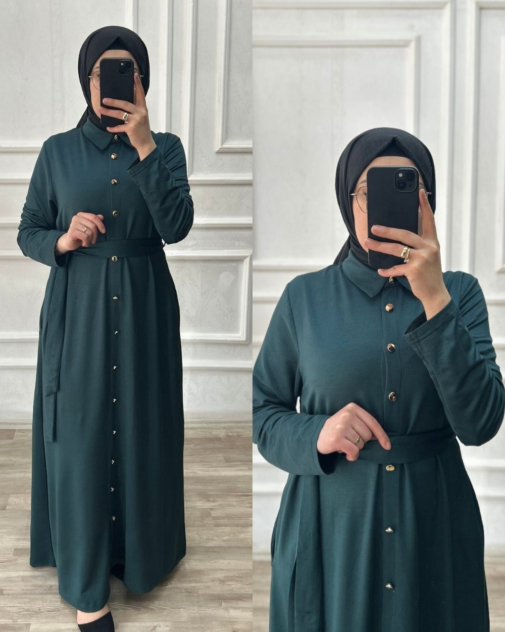Hümeyra Elbise Yeşil 26101