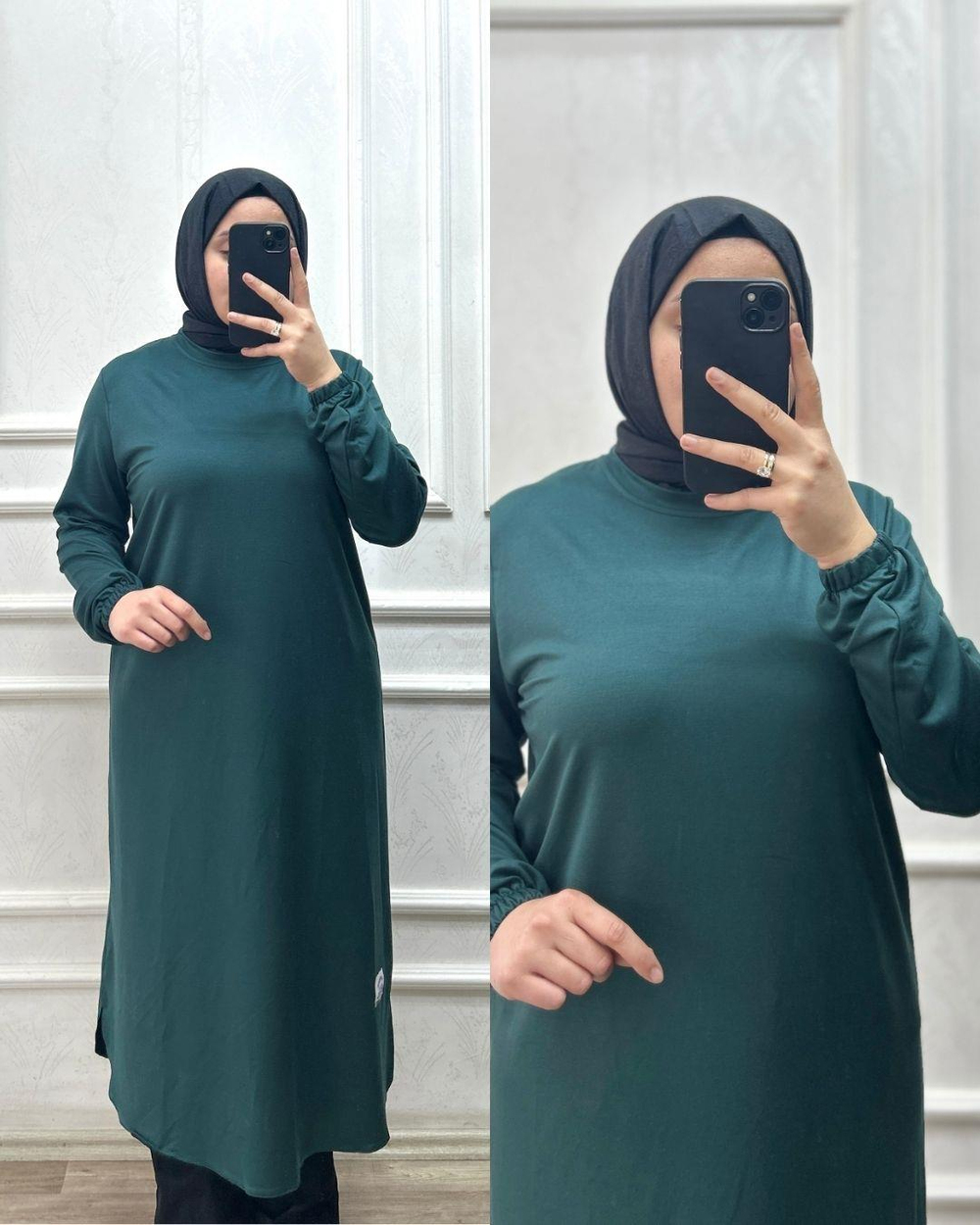 Leyla tunik yeşil 32106