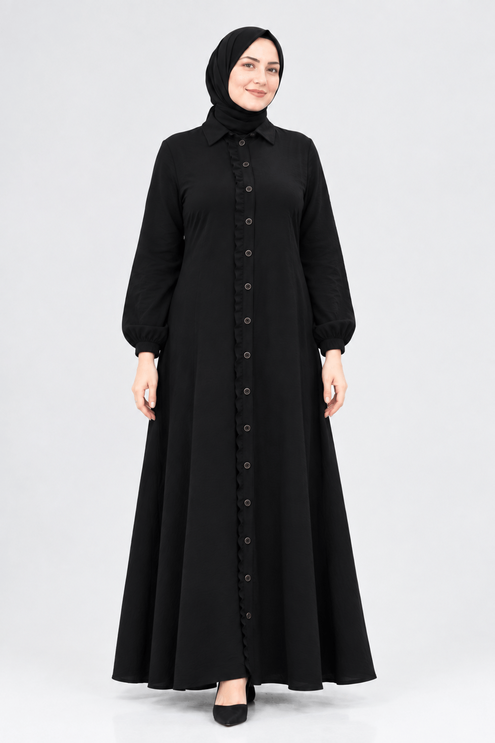 Mina Elbise Siyah  26131