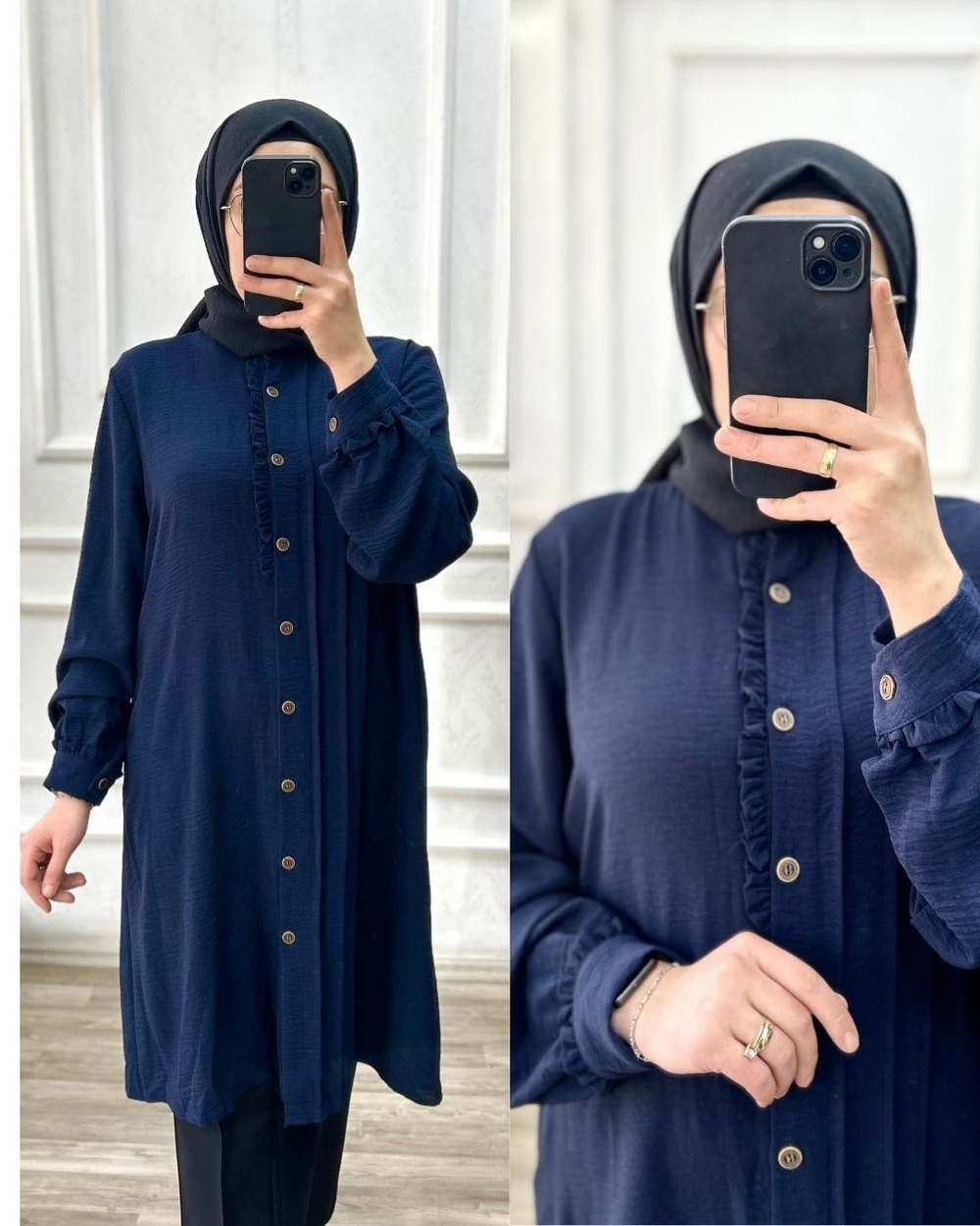 Rahve tunik ayrobin lacivert 32103