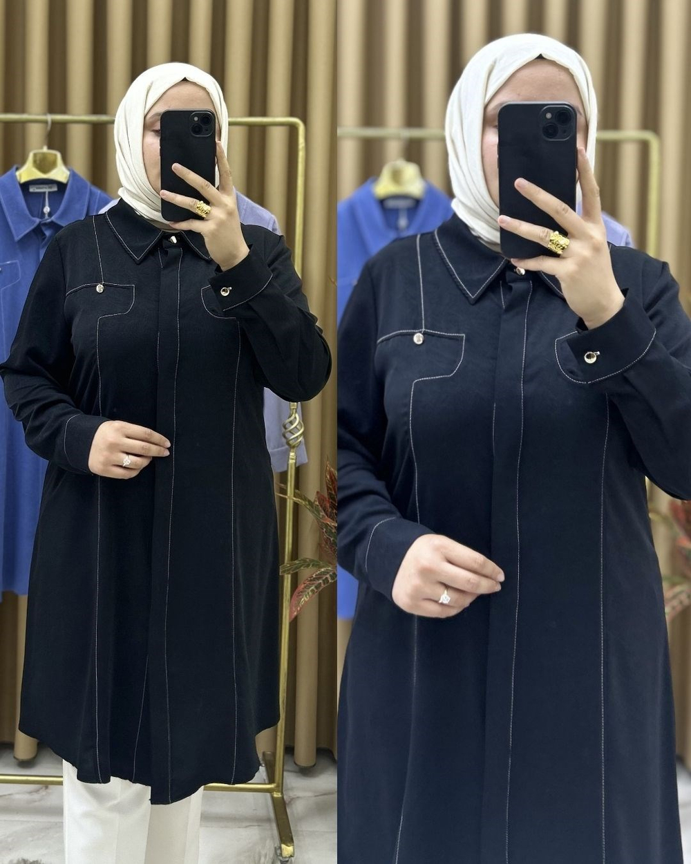 Yağmur Krank Dubai Kumaş Siyah 32121