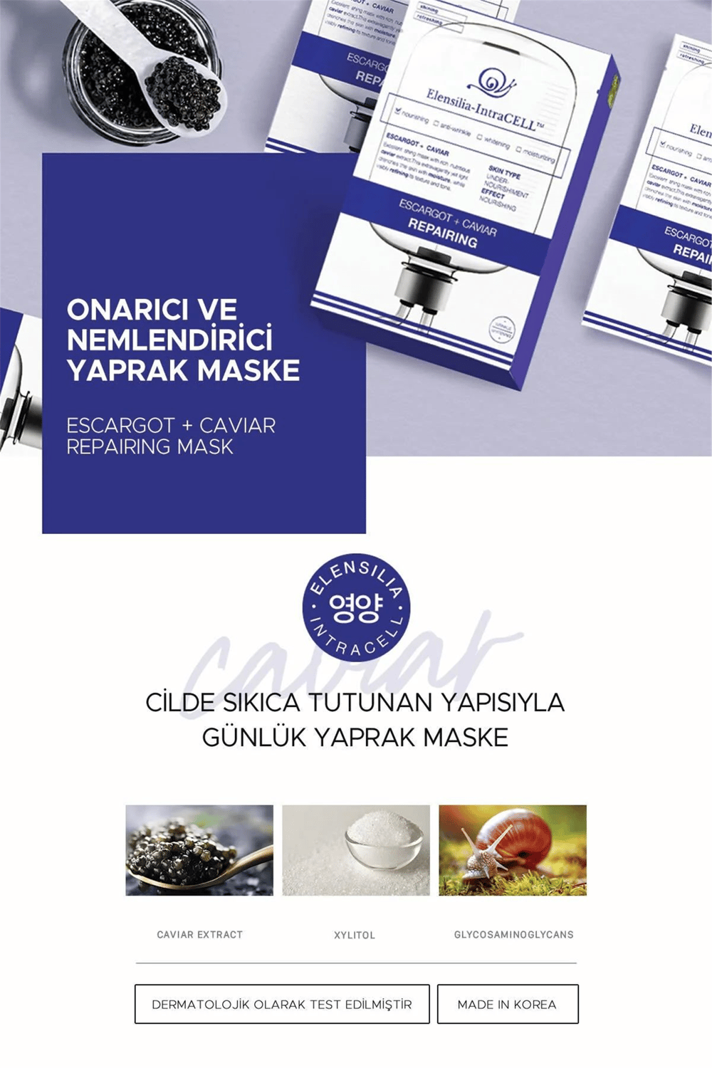 Elensilia Caviar Repairing Mask