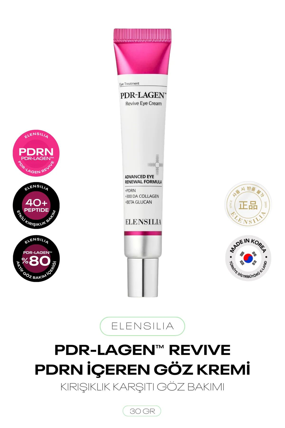 Elensilia Pdrn Lagen Revive Eye Cream