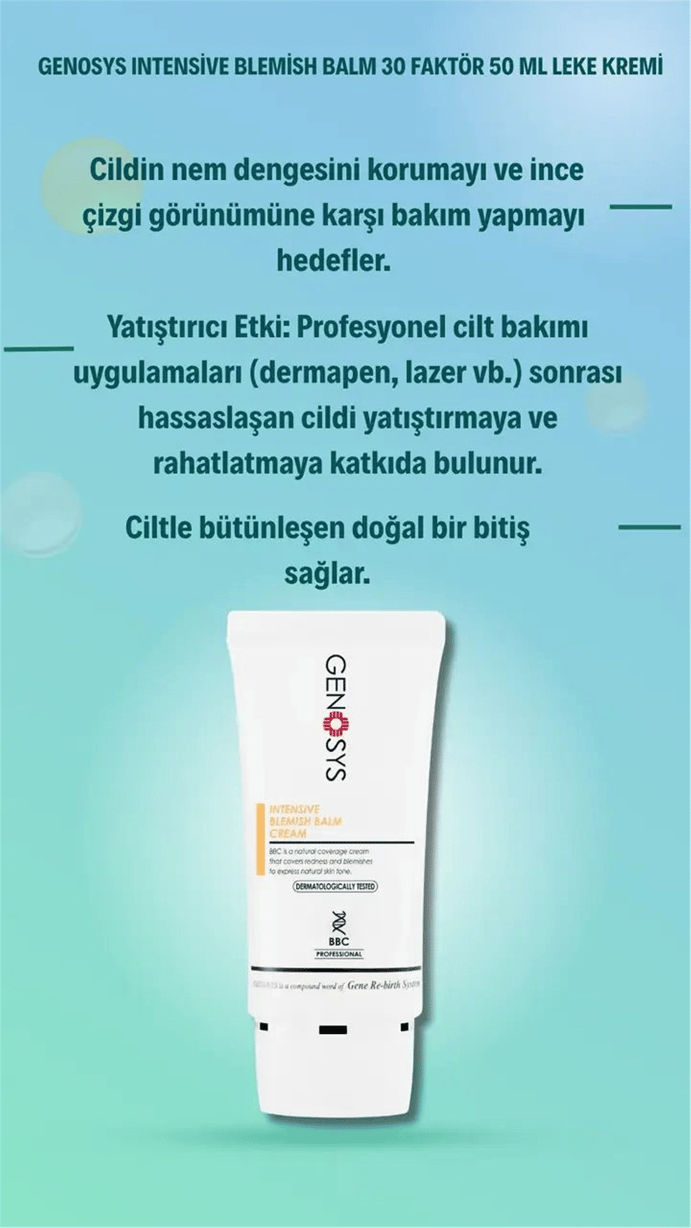 Genosys İntensitive Blemish Balm Cream