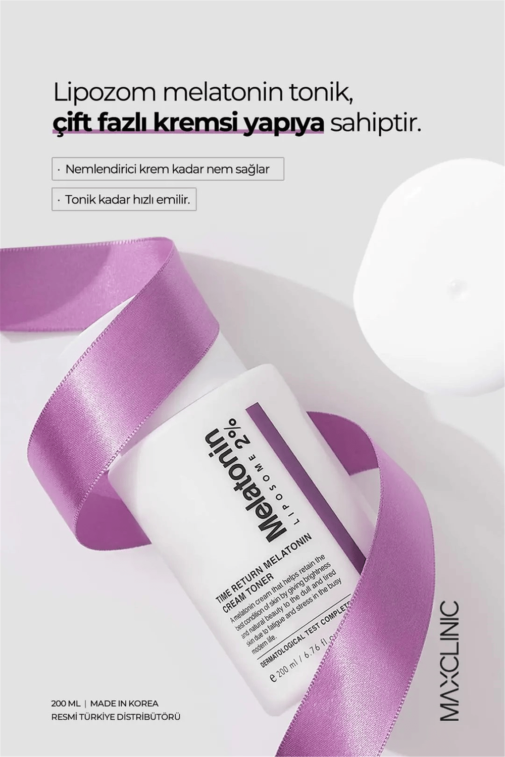 Maxclinic Time Return Melatonin Cream Toner 200 Ml