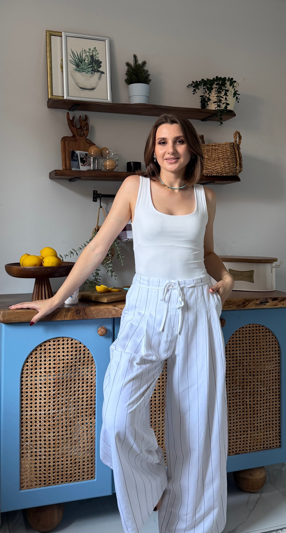 ÇİZGİLİ RAHAT PANTOLON