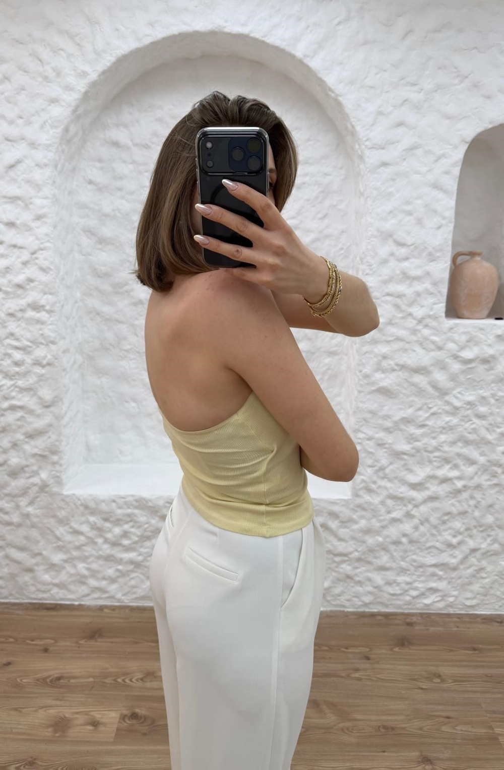 HALTER YAKA TOP