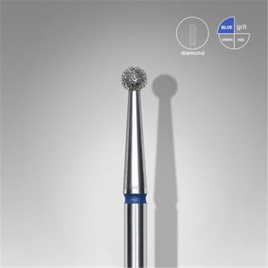 Elmas Küre Freze, Mavi, Çap 2,5 mm