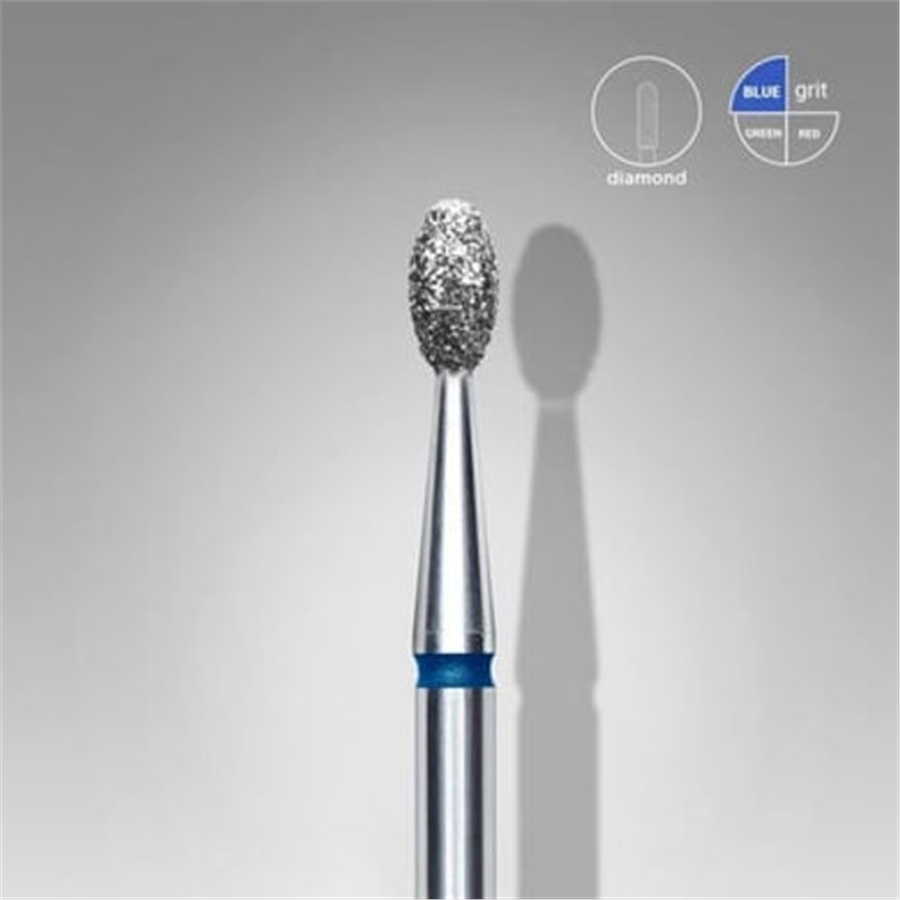 Elmas Zeytin Freze EXPERT, Mavi, Çap 2,5 mm, Çalışma Kısmı 5 mm