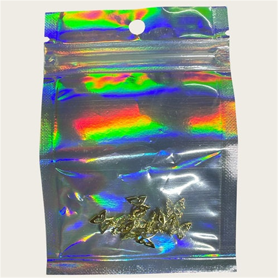 Metal Taşlı Kelebek Charm 5li