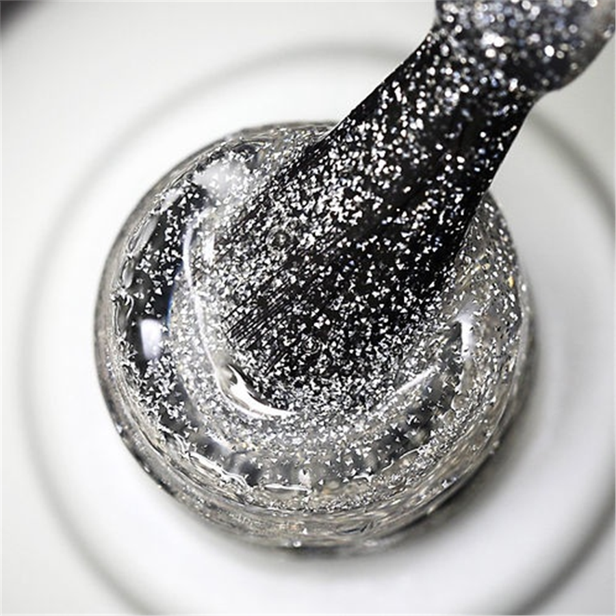 MOMO Disko Efekt Top Coat Kalıcı Oje İçin, 10 ml