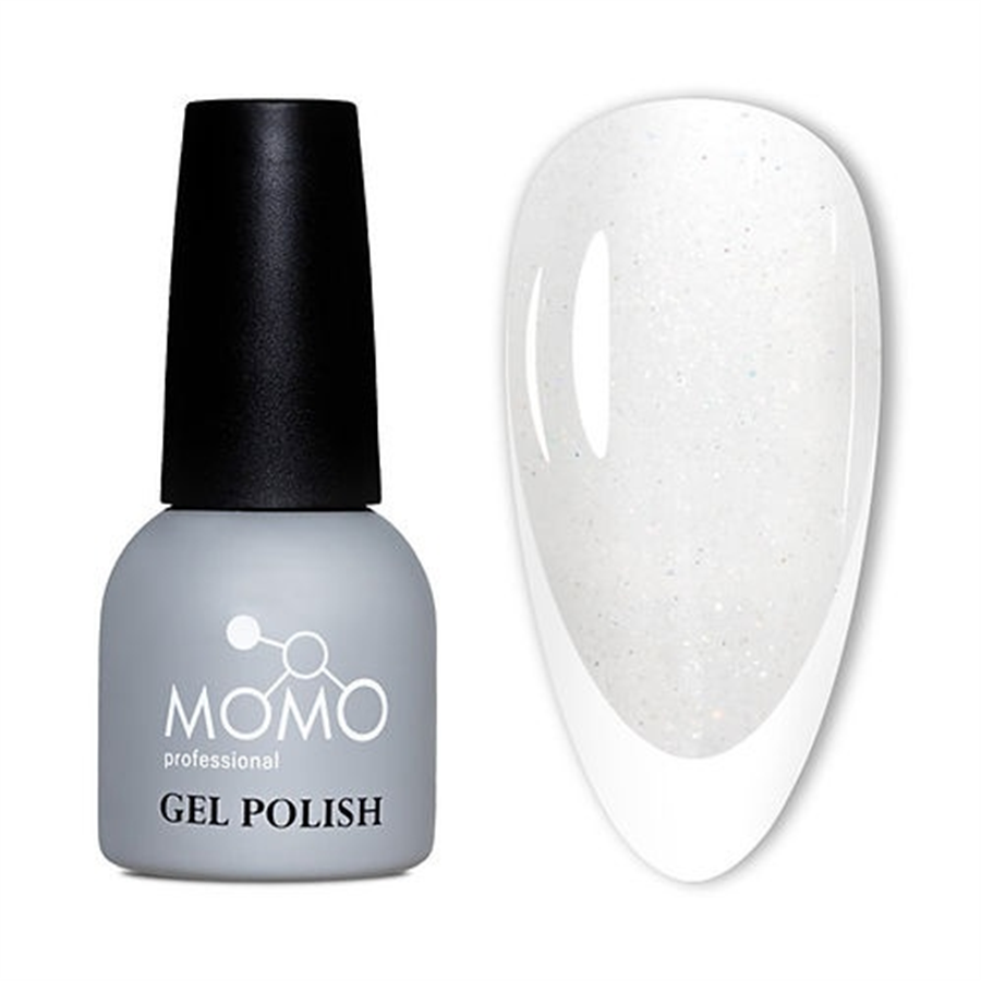 MOMO Kalıcı Oje French F011, Işıltılı Rakı Beyazı, 14 ml