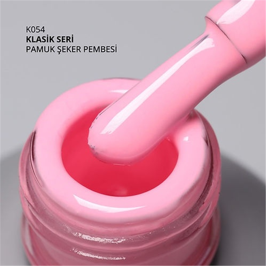 MOMO Kalıcı Oje K054, Pamuk Şeker Pembesi, 14 ml