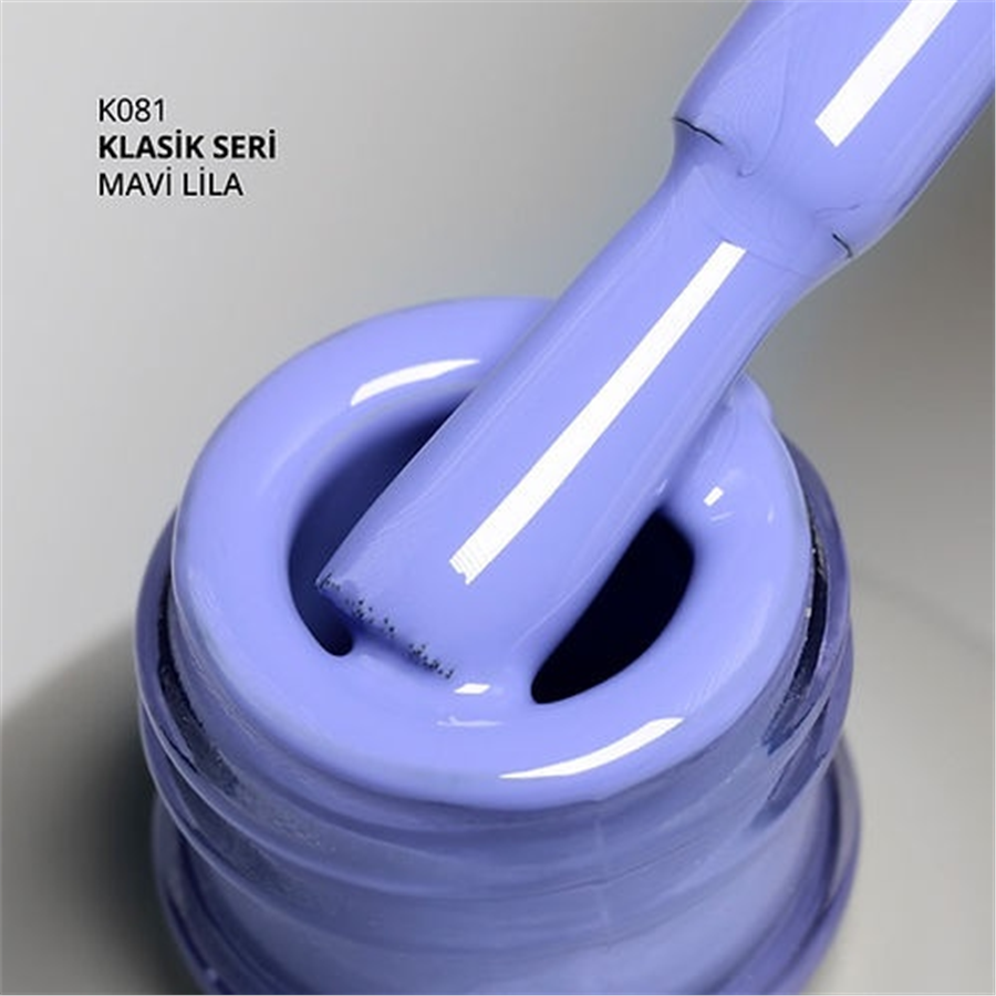 MOMO Kalıcı Oje K081, Mavi Lila, 14 ml