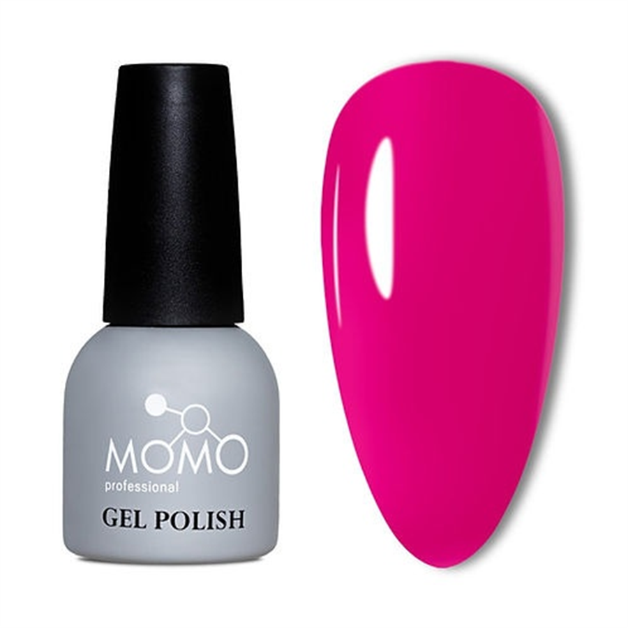 MOMO Kalıcı Oje N004, Neon Fuşya Pembe, 14 ml