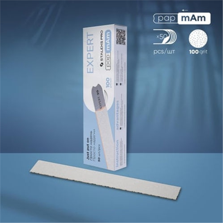 STALEKS EXPERT 22 Yedek PapmAm Beyaz Törpüler, 100 Grit (50 Adet)