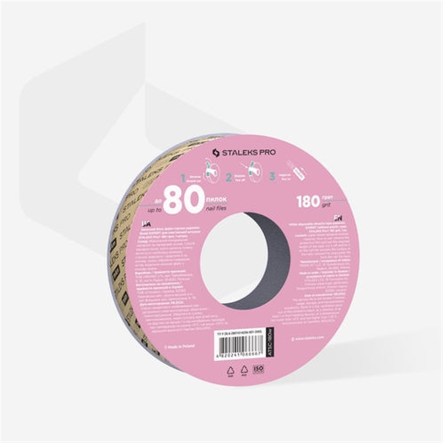 STALEKS PRO Plastik Bobin İçin EXPERT Yedek PapmAm Beyaz Bant Törpü Bloğu, 180 G