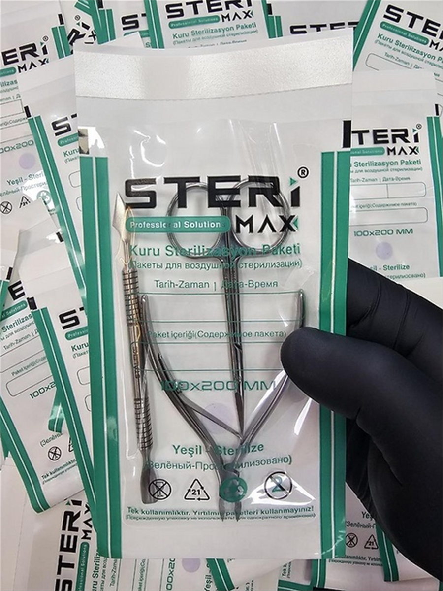 SteriMax Sterilizasyon Zarfı Şeffaf 100x200