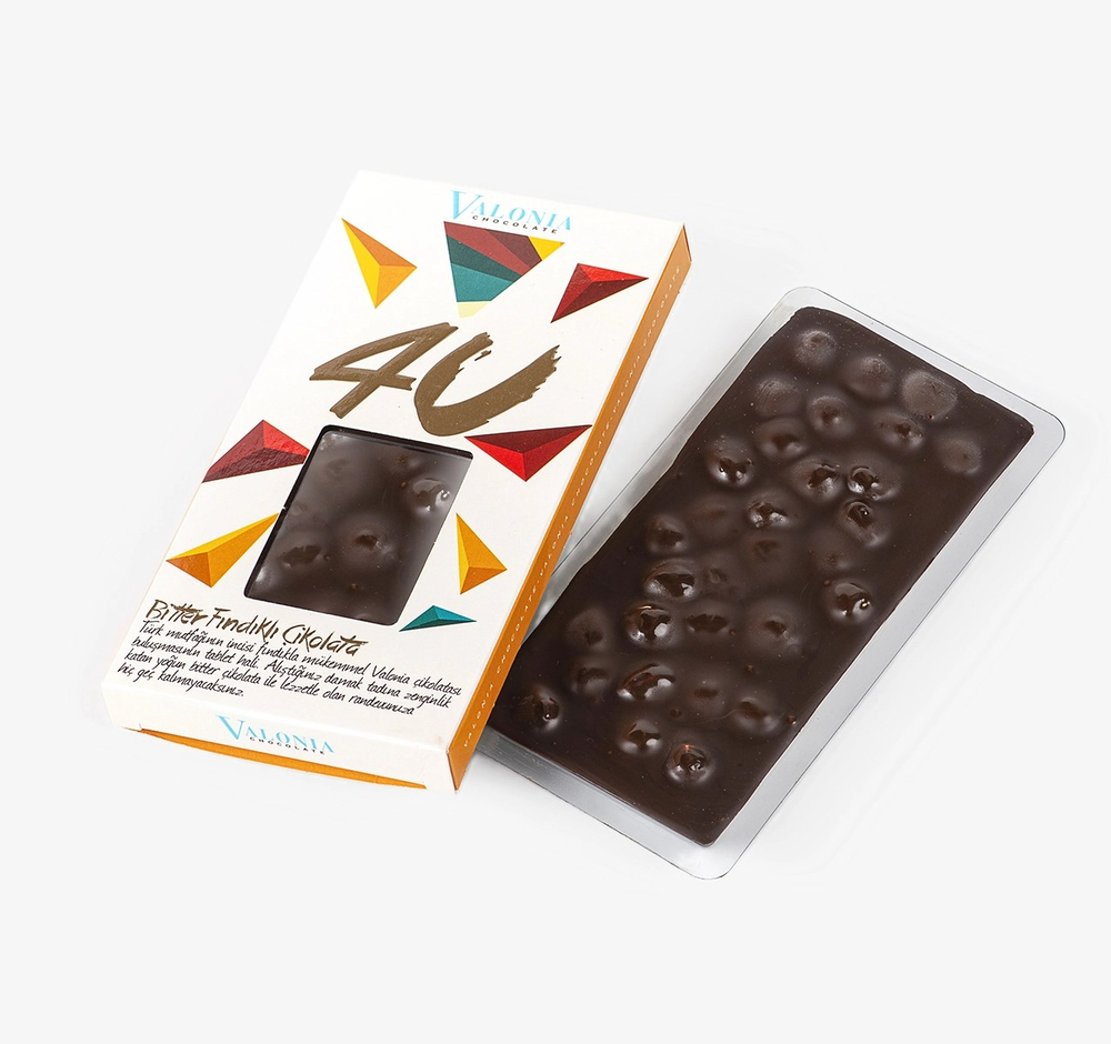 4U Bitter Fındıklı Çikolata  100 g