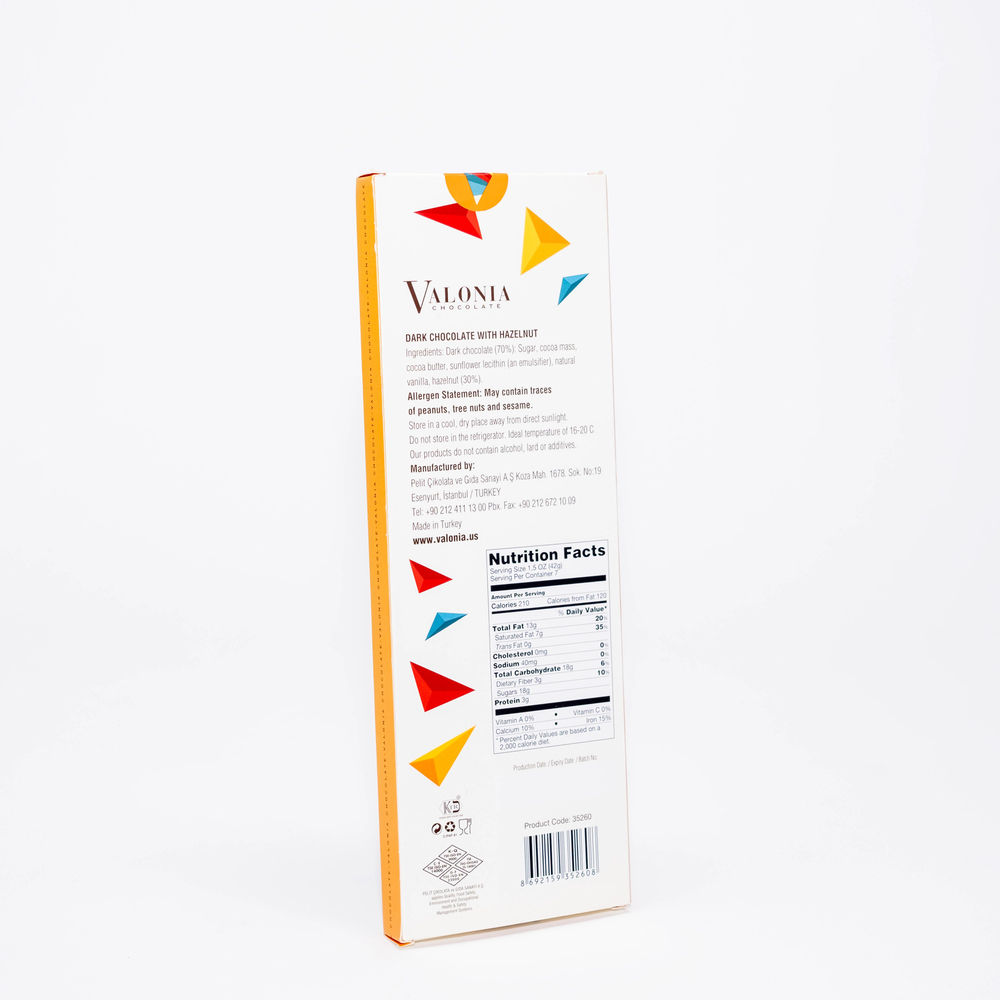 4U Bitter Fındıklı Çikolata  300 g