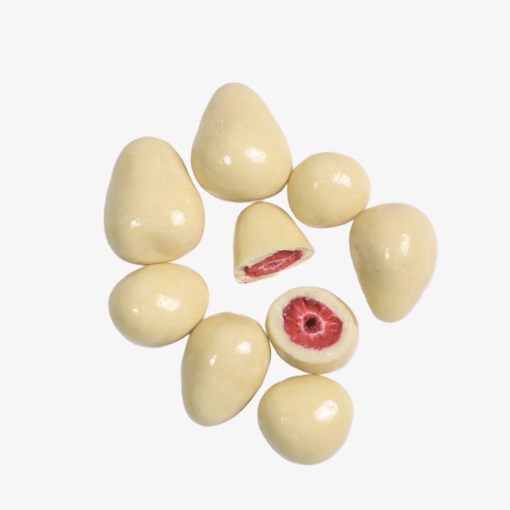 Beyaz Çikolatalı Çilekli Draje 80 g
