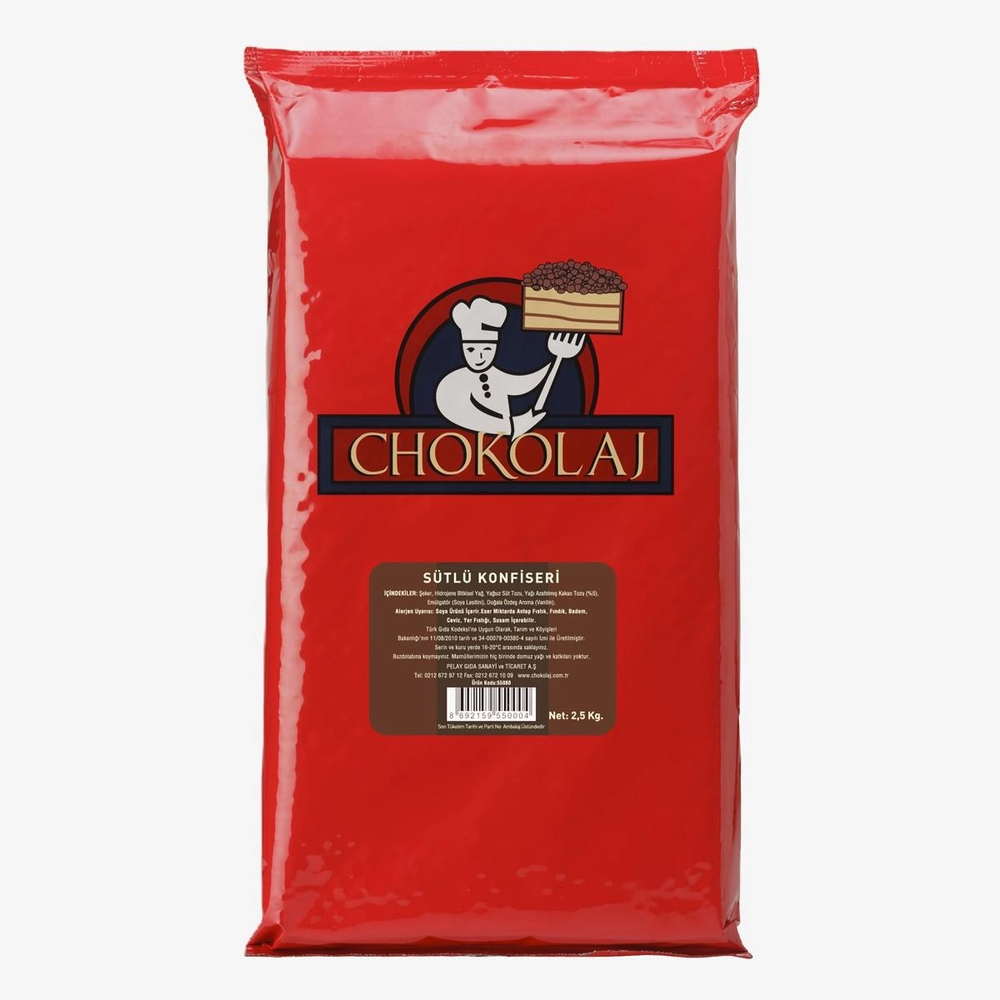 Chokolaj Sütlü Konfiseri  2,5 kg