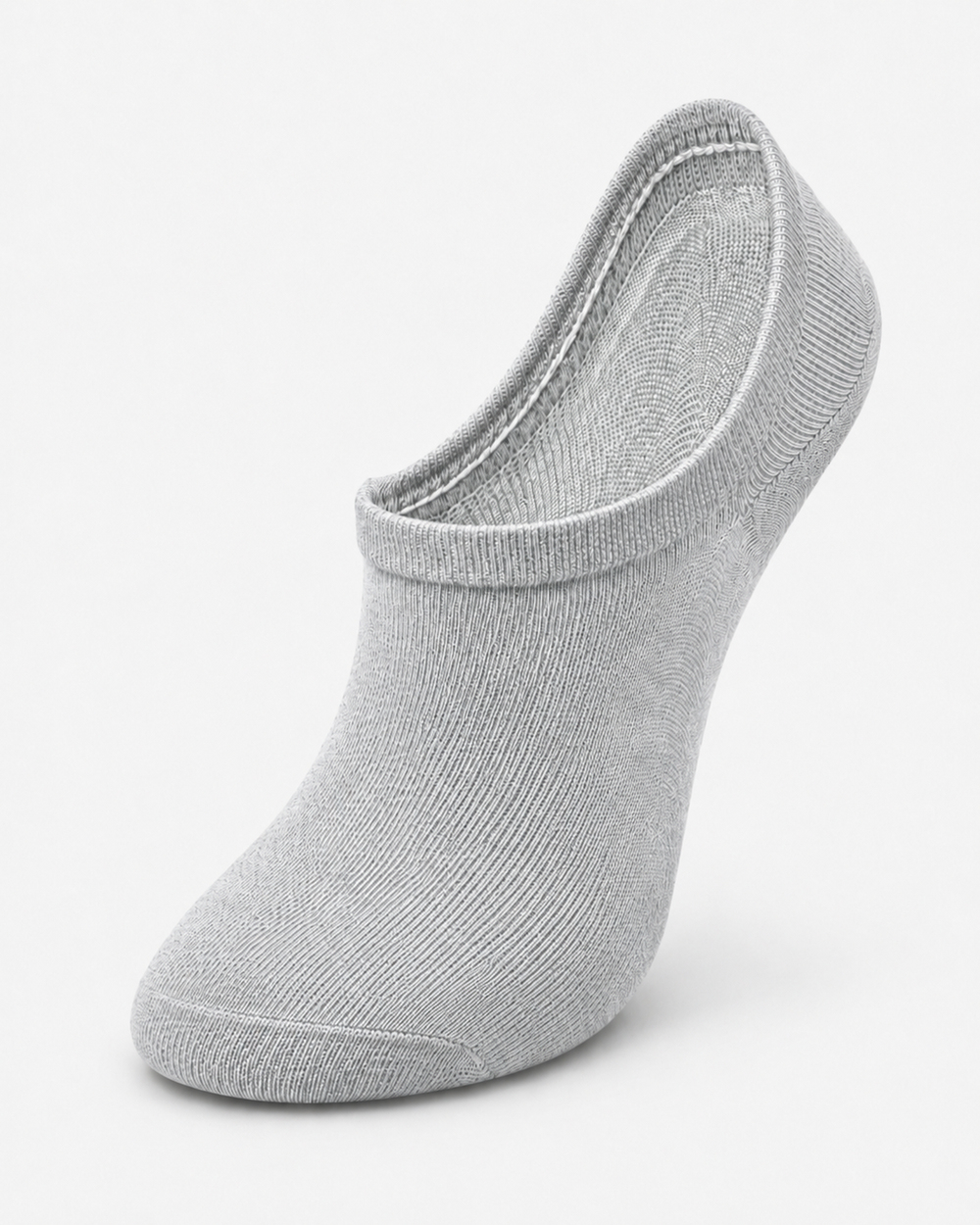 Kadın Bambu Dikişsiz Görünmez Babet ve Sneaker Çorabı – GRİ