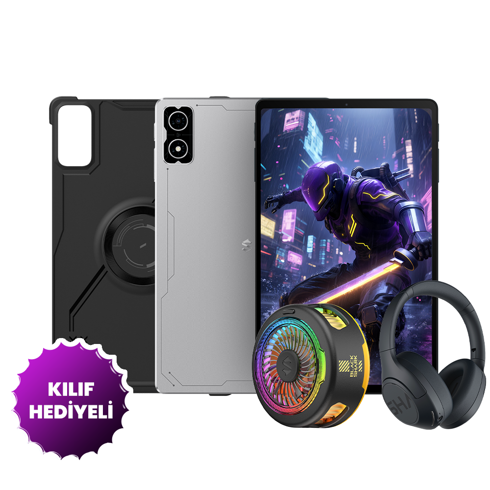 Black Shark Gaming Pad, V2 Kulak Üstü Kulaklık Ve Soğutucu Fan 5 Paketi
