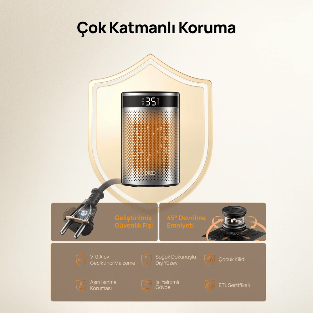 DREO Atom 416 Akıllı Elektrikli Isıtıcı