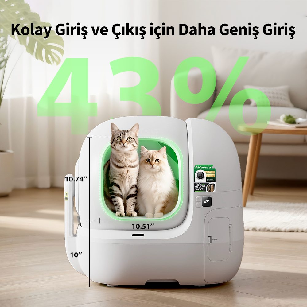 Petkit Purobot Max Pro 2 Akıllı Kedi Tuvaleti