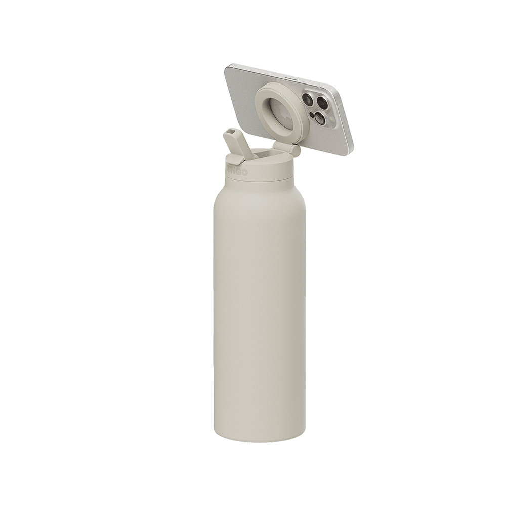 Ringo Pro Pipetli, Telefon Tutuculu Termal Çelik Termos 710 ML