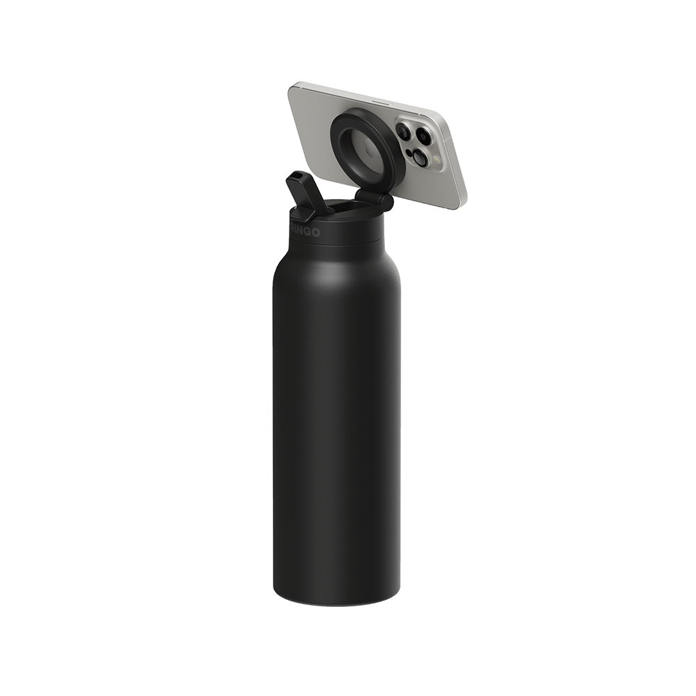 Ringo Pro Pipetli, Telefon Tutuculu Termal Çelik Termos 710 ML