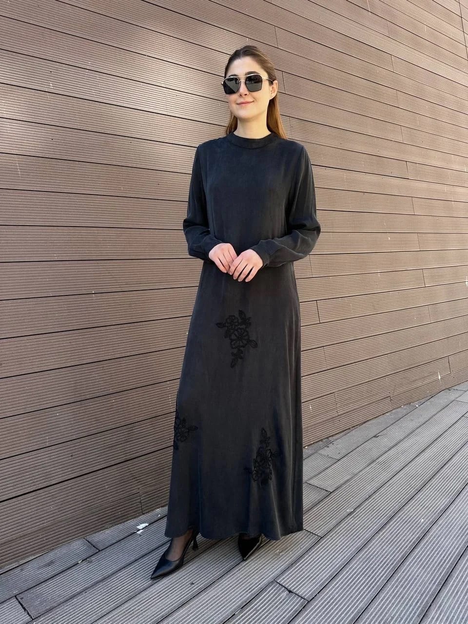 Almarwah Black 303829 Siyah Elbise
