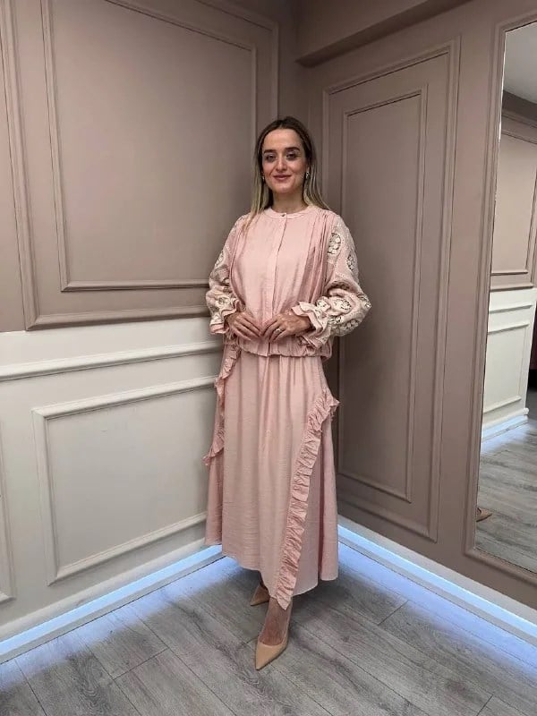 Ghisa 26KGSTKM1862 Pembe Etekli Takım