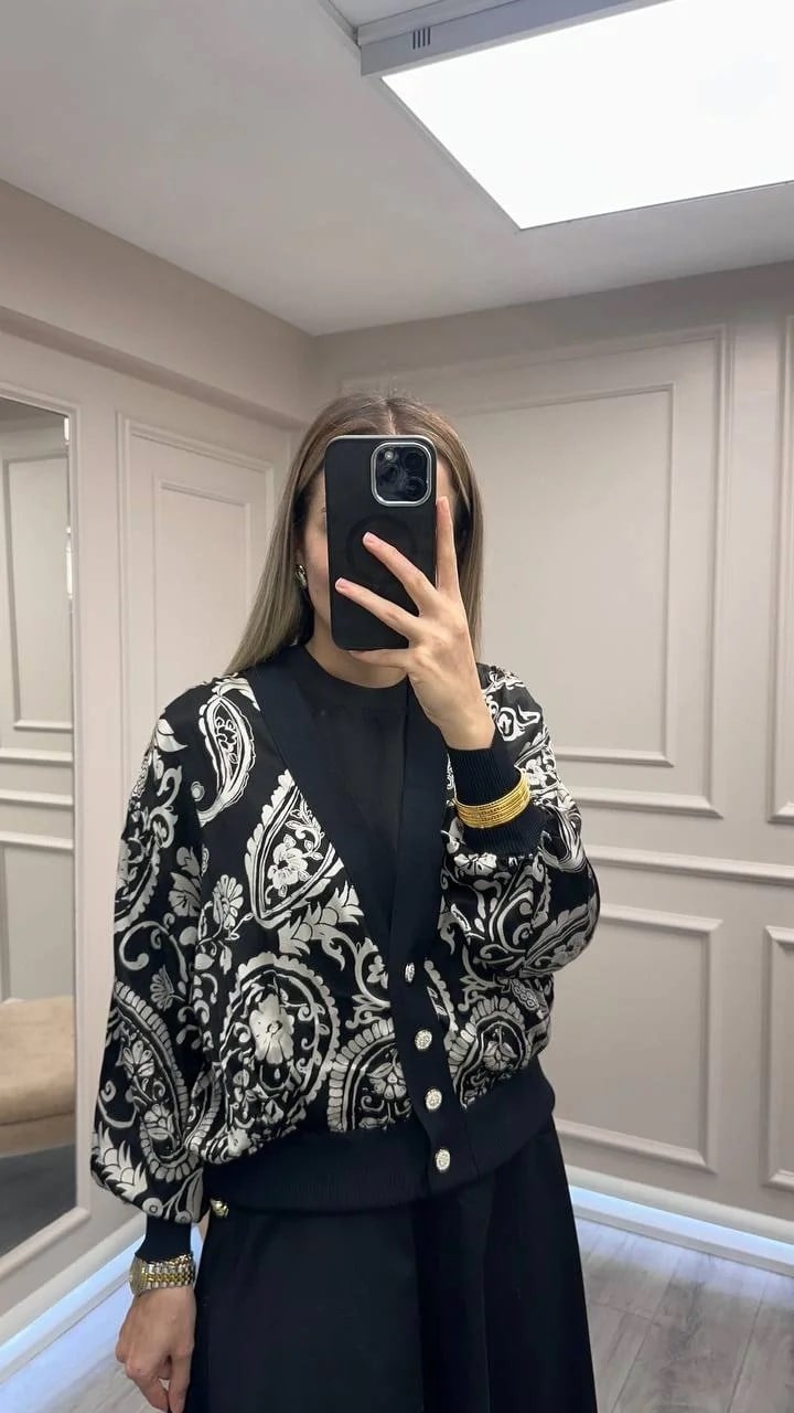 Ghisa 26KÖRHRK3346 Siyah Hırka