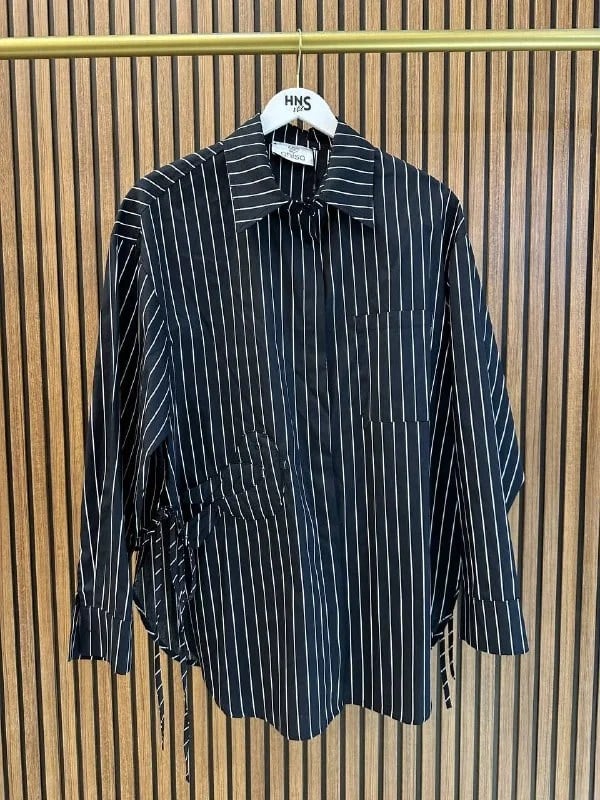 Ghisa 3611T4197 Siyah Çizgili Tunik