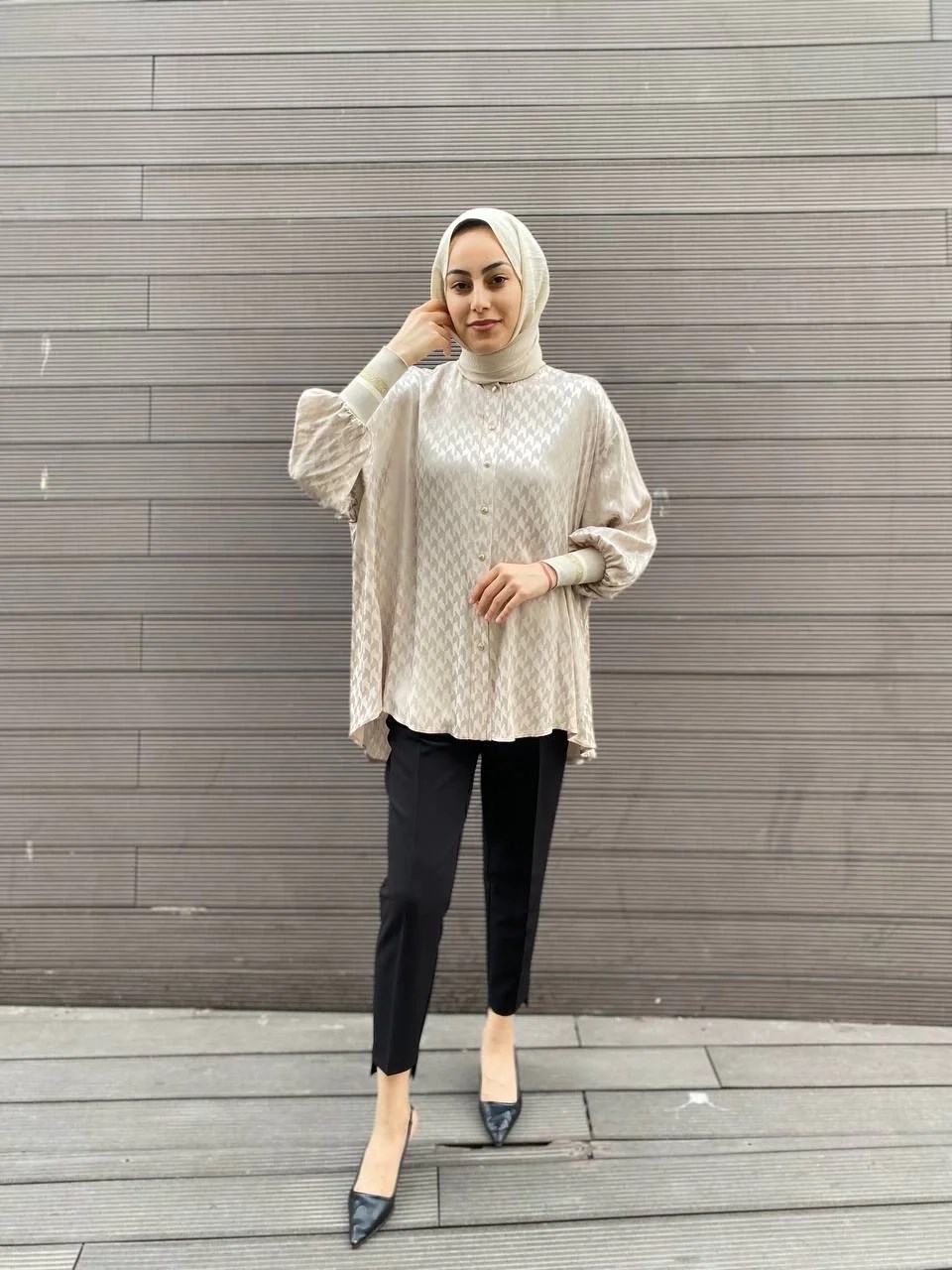 Ghisa 4YGSTNK4511 Taş Yakası Ribanalı Tunik