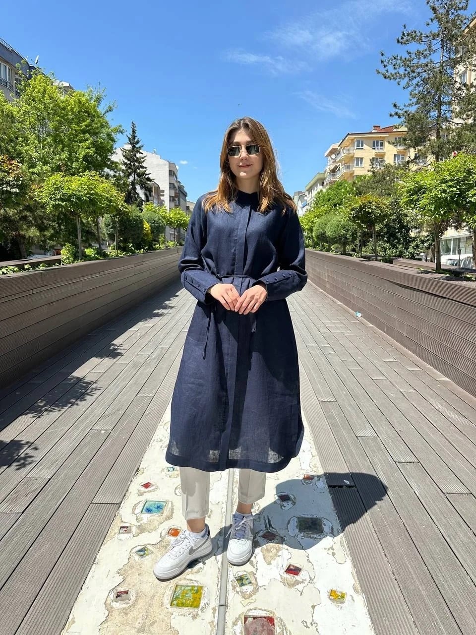 Hilay HLY0125Y104.003 Lacivert Gloria Tunik