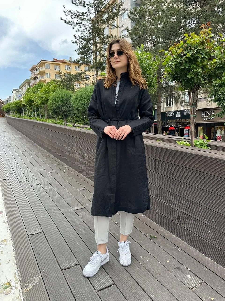Hilay HLY0125Y104.003 Siyah Gloria Tunik