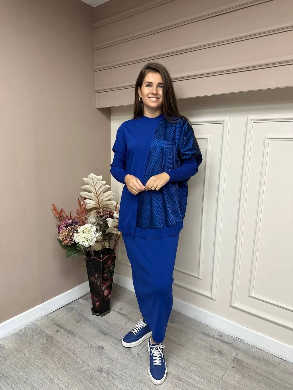 İnvee 5685 Sax Triko Kalem Etek